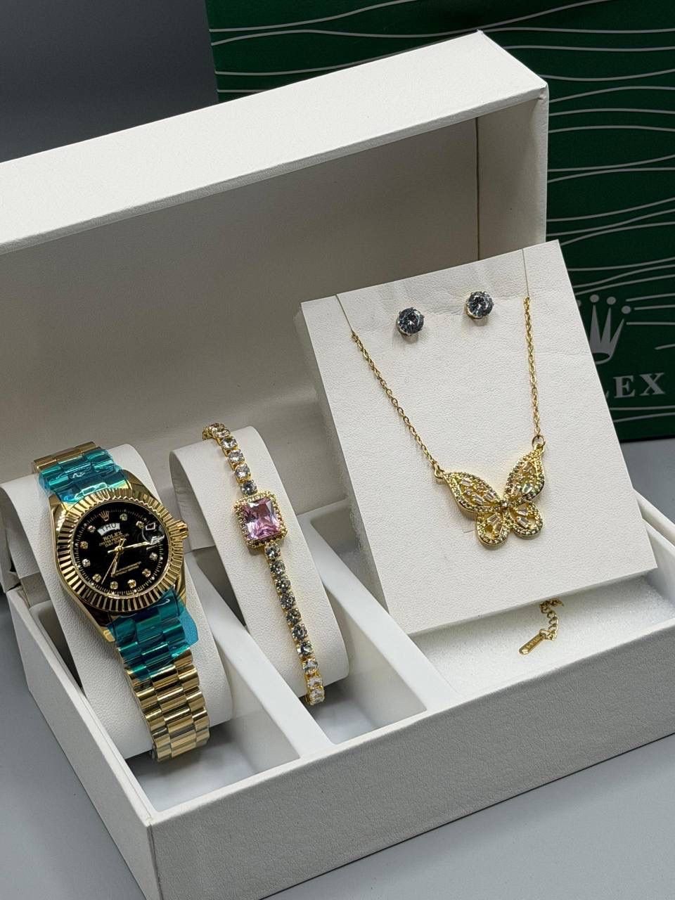 Rolex Chain Watch Set - Image 7