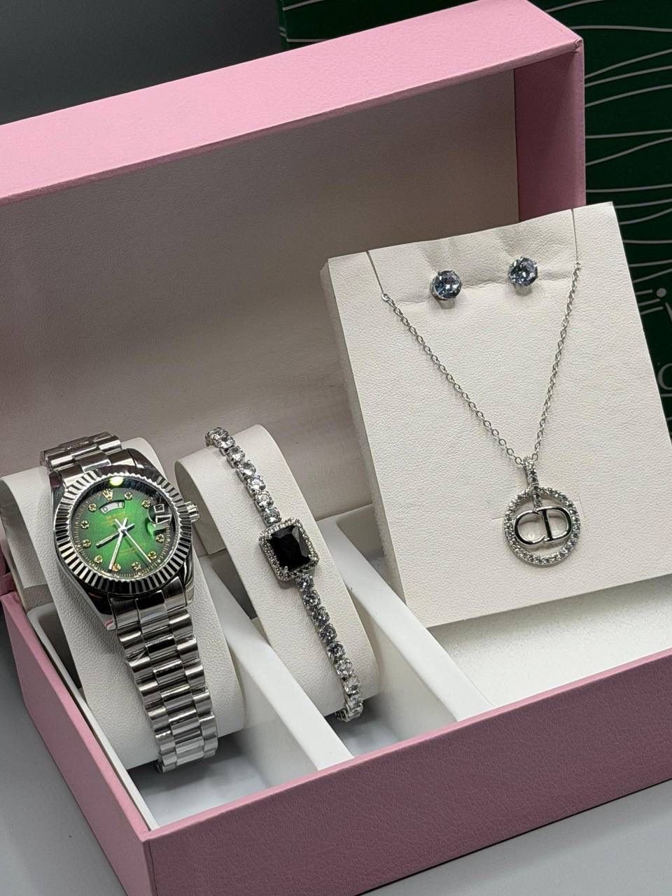 Rolex Chain Watch Set - Image 9