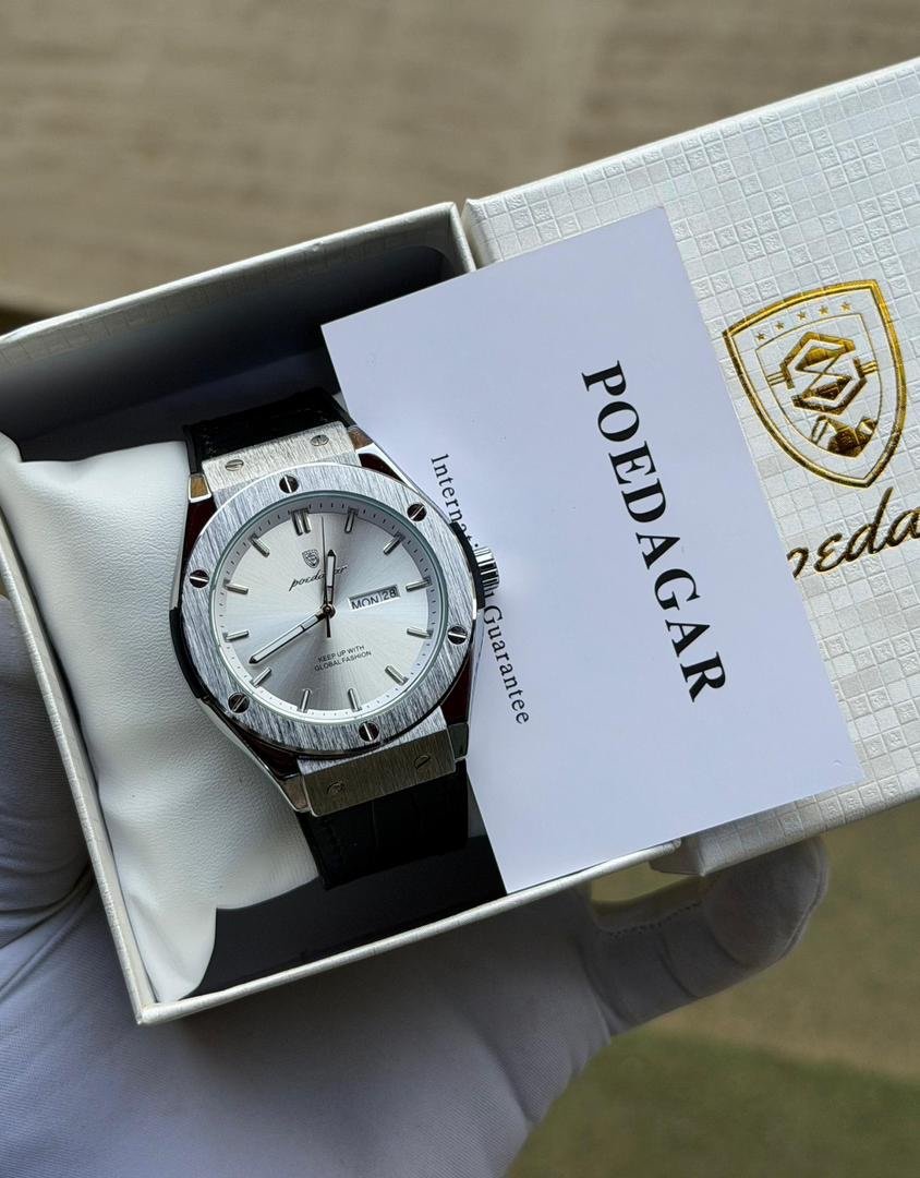 Poedagar Leather Watch