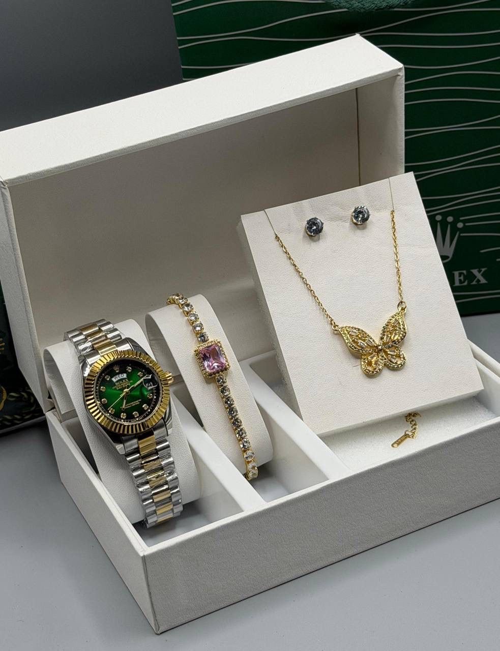 Rolex Chain Watch Set - Image 13