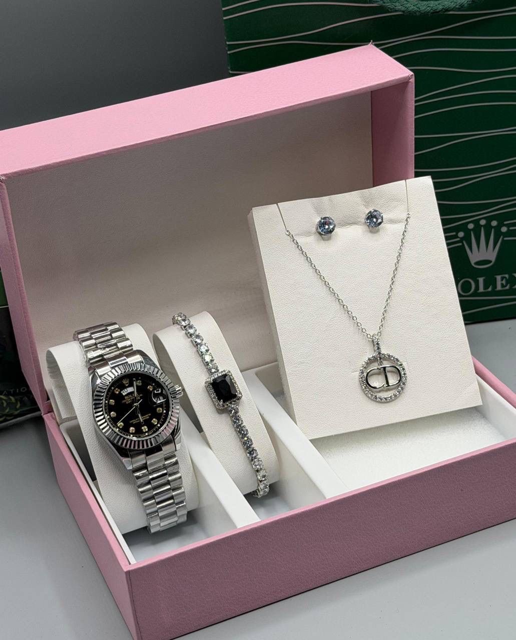 Rolex Chain Watch Set - Image 5