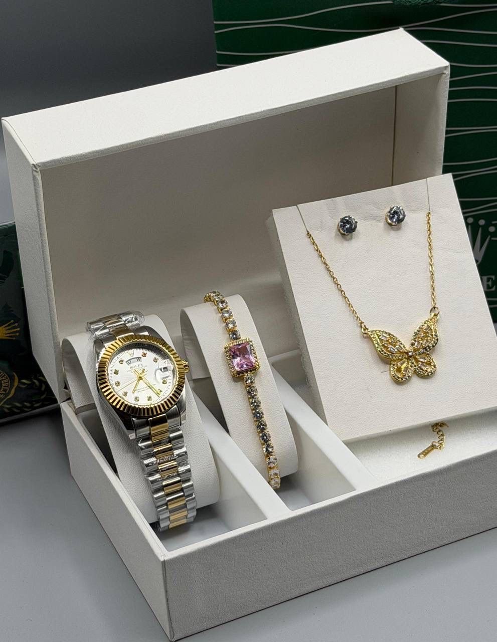 Rolex Chain Watch Set - Image 6