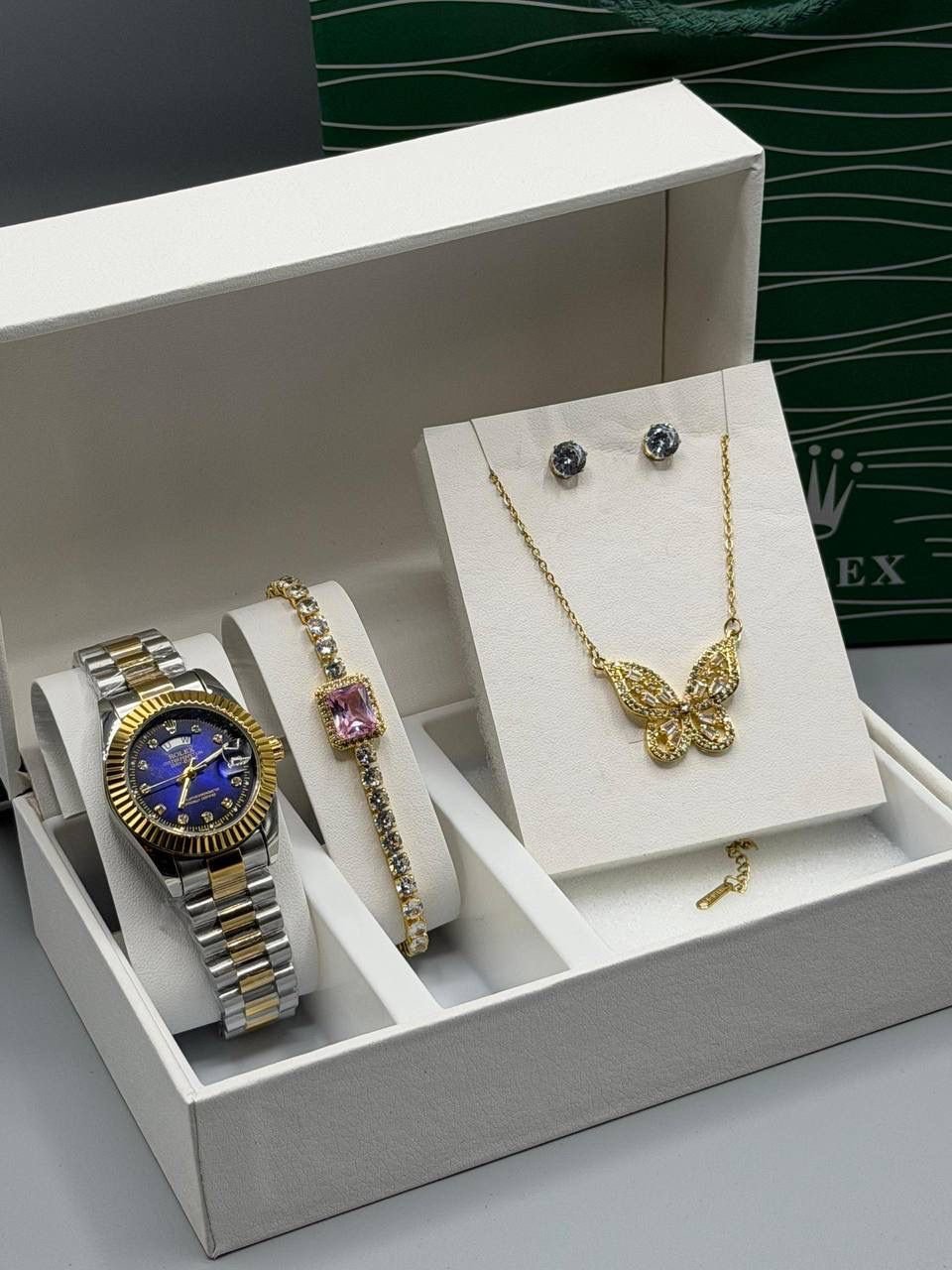 Rolex Chain Watch Set - Image 8
