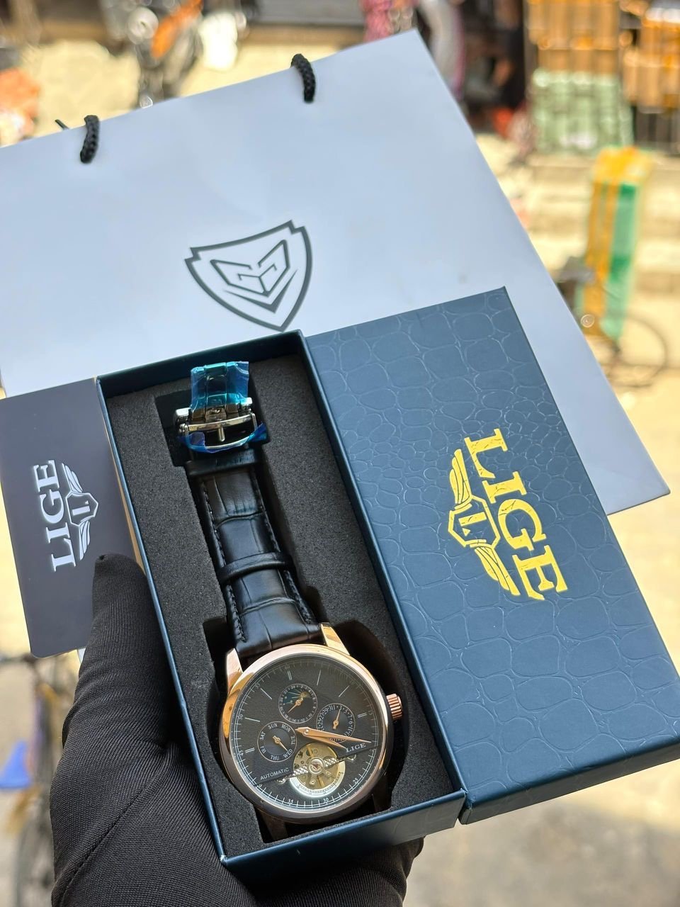 Lige Automatic Watch