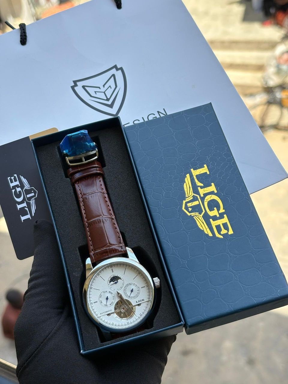Lige Automatic Watch